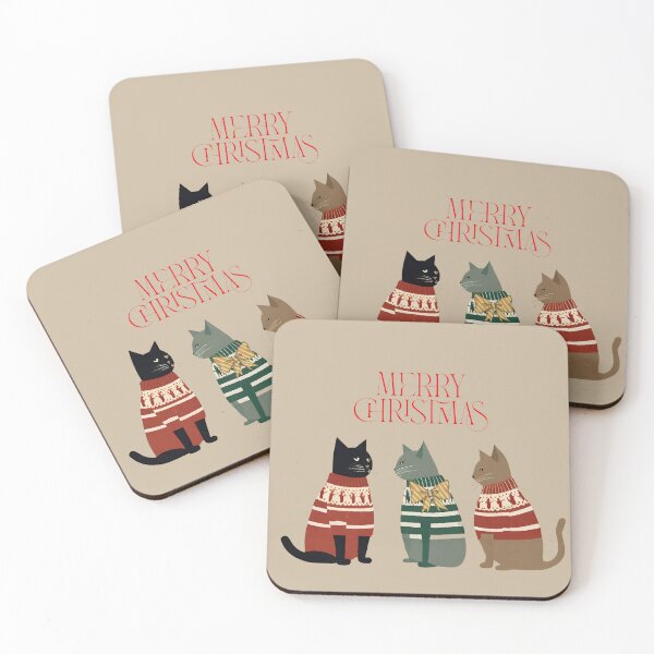 Item preview, Vintage Xmas cats designed and sold by Myl-Design.