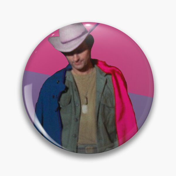 Item preview, Hawkeye Pierce Bisexual Flag (with background) designed and sold by LarkSparkPrints.
