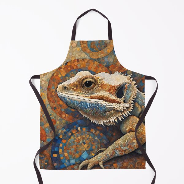 Item preview, Art Nouveau Bearded Dragon designed and sold by LittleGoblinPrs.
