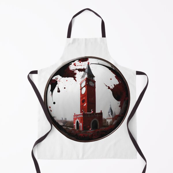 Item preview, Blood splattered on a clocktower designed and sold by creative-cub.