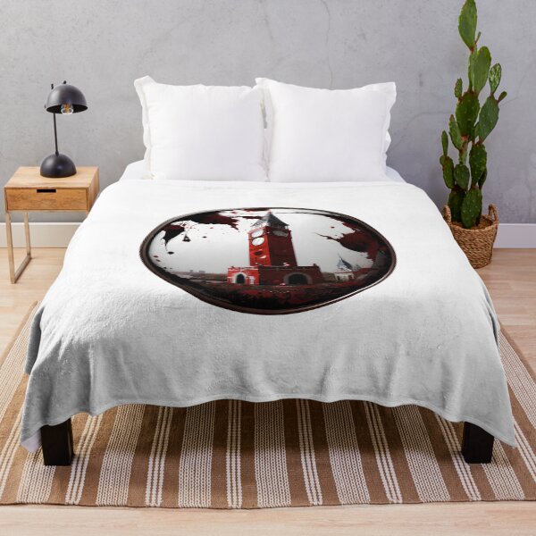 Item preview, Blood splattered on a clocktower designed and sold by creative-cub.