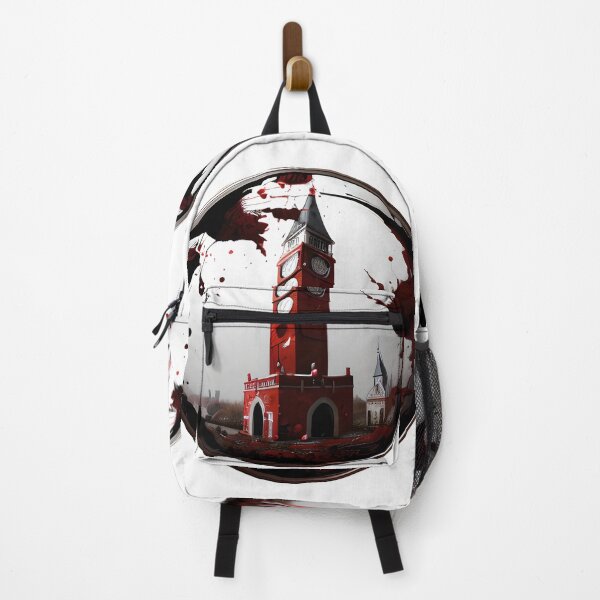 Item preview, Blood splattered on a clocktower designed and sold by creative-cub.