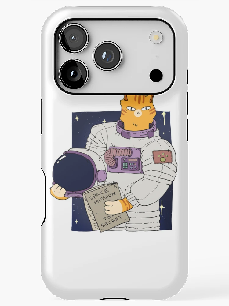 Thumbnail 1 of 4, iPhone Case, Catstronaut designed and sold by Childish by Design.
