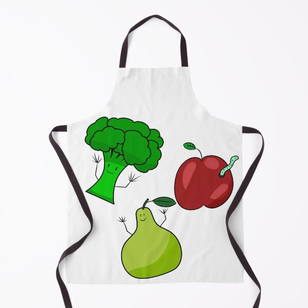 Item preview, Happy apple, pear and broccoli! designed and sold by Design-D.