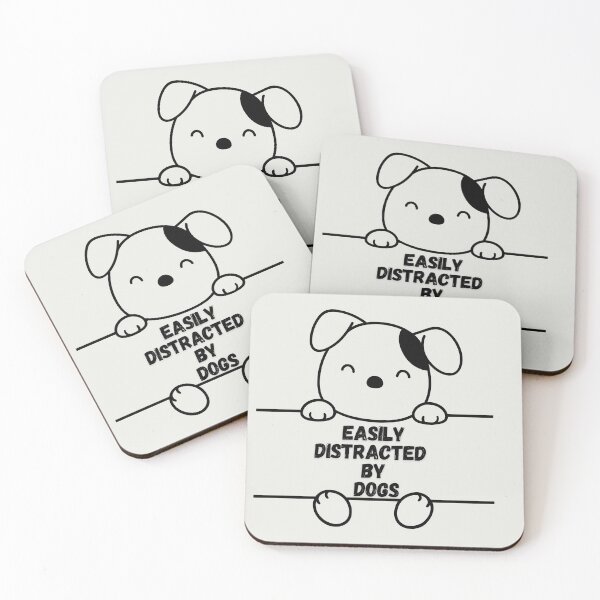 Item preview, Easily Distracted by Dogs - Canine Daydreamer,A Pawsitively Stylish Collection designed and sold by CYGIS STORE.
