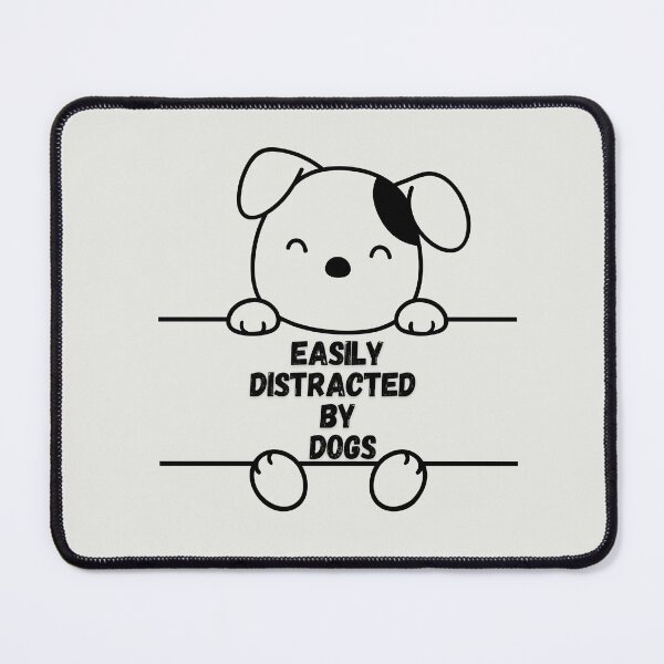 Item preview, Easily Distracted by Dogs - Canine Daydreamer,A Pawsitively Stylish Collection designed and sold by CYGIS STORE.