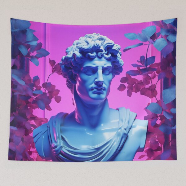 Item preview, Neon Antiquity: Synthwave Odyssey with Roman Flair designed and sold by Mullet Monkey.