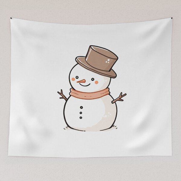 Item preview, Cute Snowman in Scarf designed and sold by LittleLuvies.
