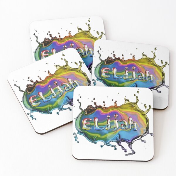 Item preview, ELIJAH - Rainbow Slick Custom Name designed and sold by ShePrompts.