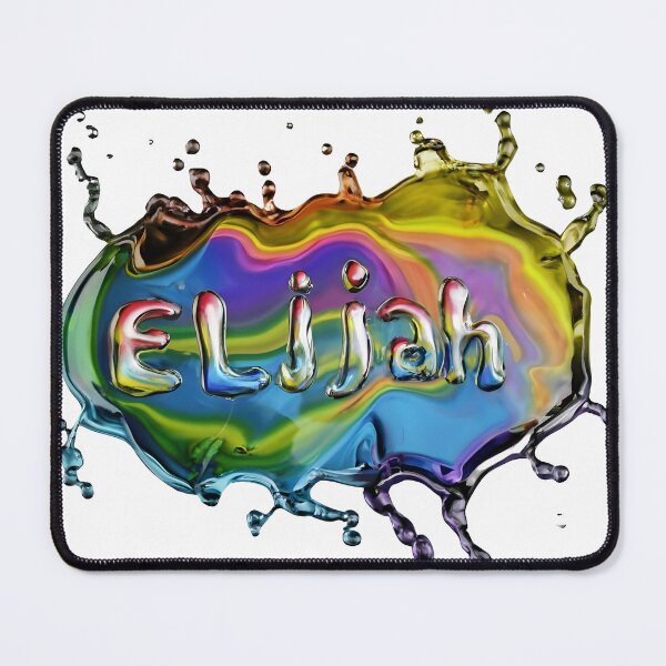Item preview, ELIJAH - Rainbow Slick Custom Name designed and sold by ShePrompts.