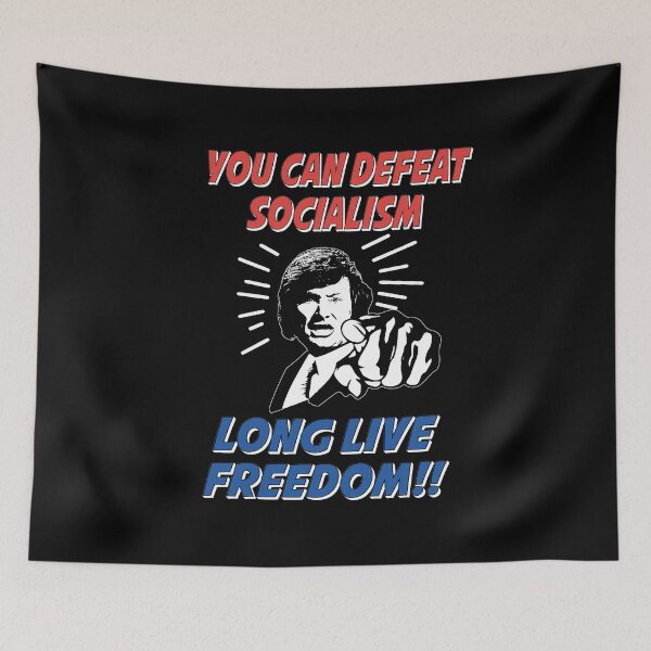 Item preview, Javier Milei - You Can Defeat socialism - Long Live Freedom - Viva la libertad Carajo black designed and sold by LibertarianSt.