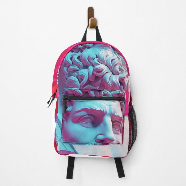 Item preview, Classical Enigma: Bust of Time in Vaporwave Harmony designed and sold by Mullet Monkey.