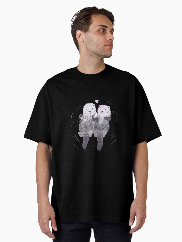 Thumbnail 1 of 7, Oversized T-Shirt, Otterly in Love designed and sold by Joannemk.