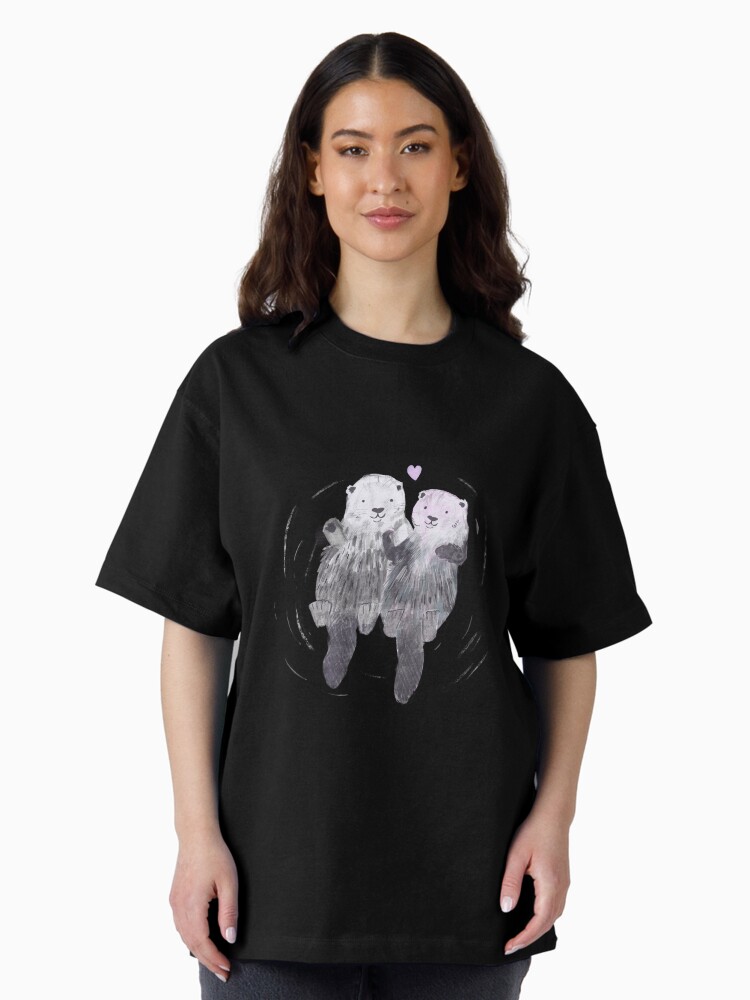 Thumbnail 2 of 7, Oversized T-Shirt, Otterly in Love designed and sold by Joannemk.