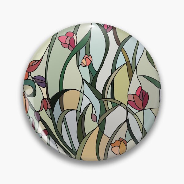 Item preview, Stained Glass Flower Garden #2 designed and sold by rad-mignonette.