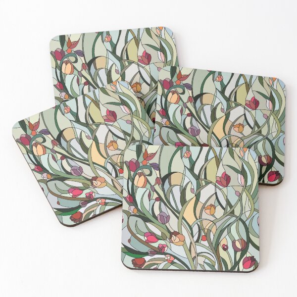 Item preview, Stained Glass Flower Garden #2 designed and sold by rad-mignonette.
