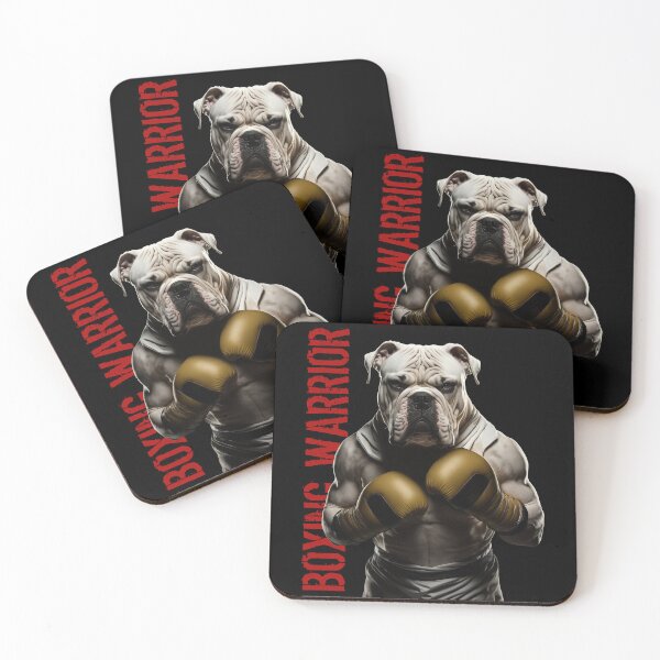 Item preview, Boxing Warrior Bulldog Boxing - Bulldog Fighter Wearing Boxing Gloves designed and sold by MadeByRobots.