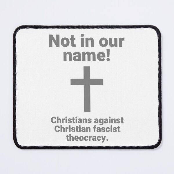 Item preview, Christians against Christian fascist theocracy designed and sold by Rachel the Artist .