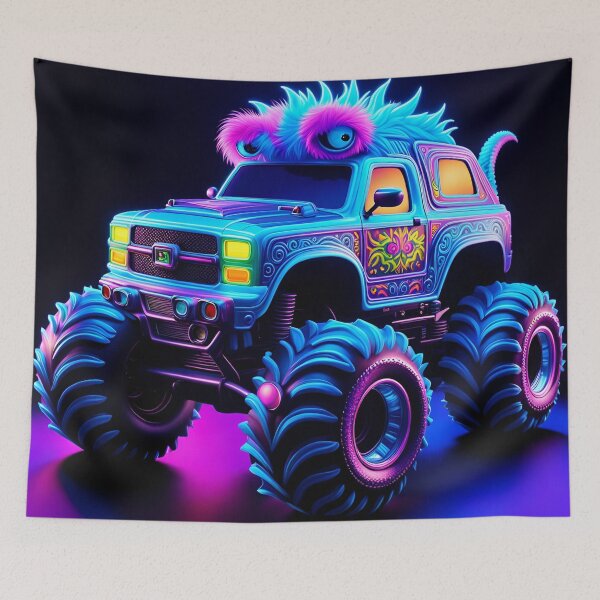 Item preview, Monty the Amazing Monster Truck! designed and sold by Zen-Hues.