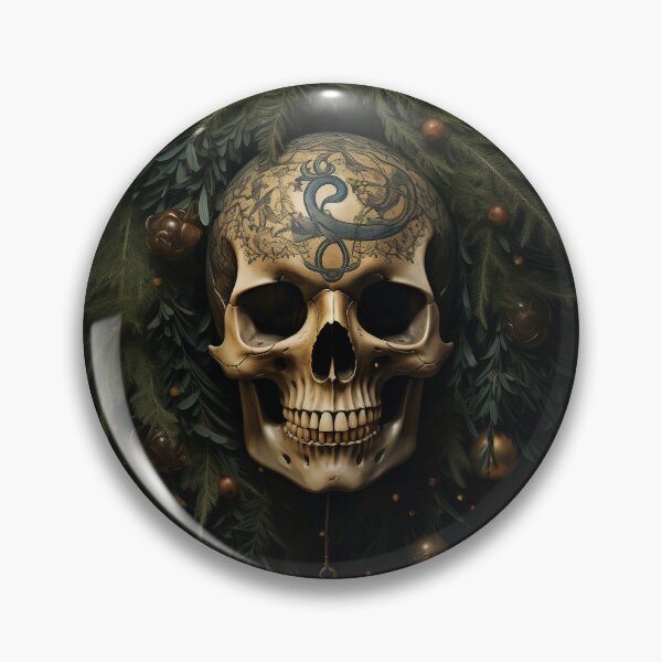 Artikelvorschau, Frohe Weihnachten, Totenkopf entworfen und verkauft von DarkRedNight.