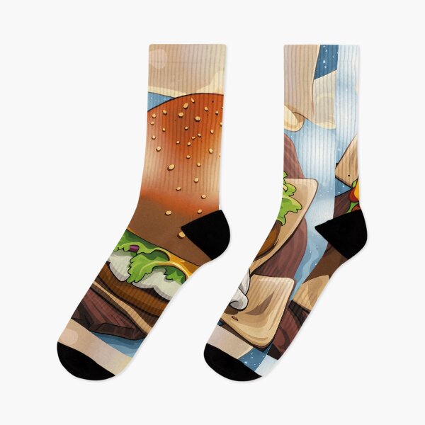 Item preview, Burger Illustration  designed and sold by Grafititee.