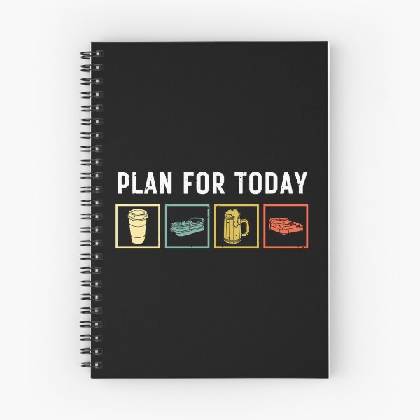 Item preview, Plan for Today Pontooning designed and sold by Beezi Graphix.