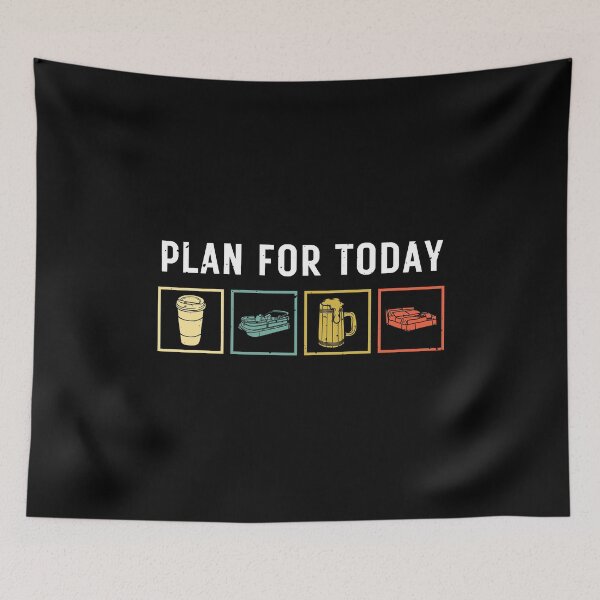 Item preview, Plan for Today Pontooning designed and sold by Beezi Graphix.