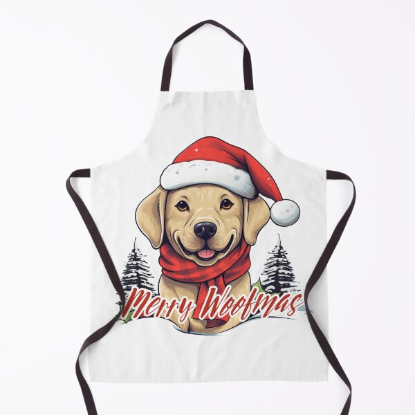 Item preview, Merry Woofmas: Yellow Lab Festive Christmas designed and sold by Fantasy Masterpiece.
