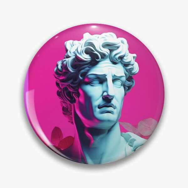 Item preview, Antique Serenity: Retro Busts in Synthwave Harmony designed and sold by Mullet Monkey.