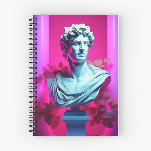 Item preview, Antique Serenity: Retro Busts in Synthwave Harmony designed and sold by Mullet Monkey.