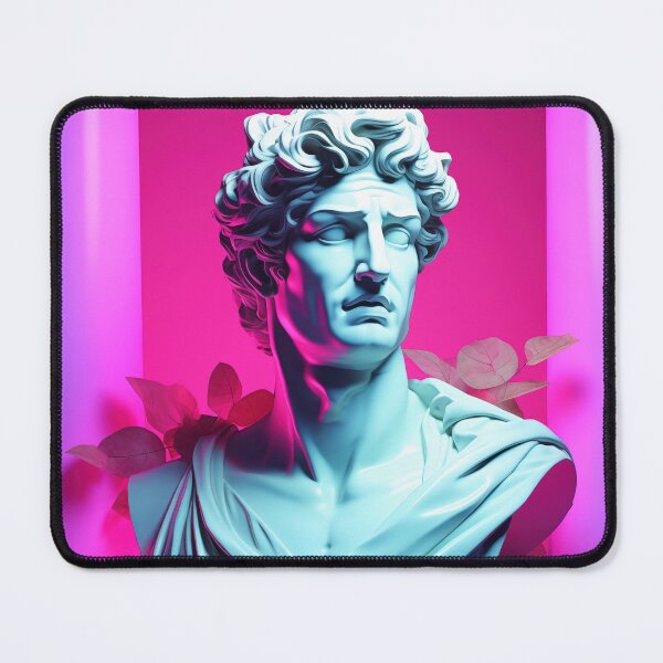 Item preview, Antique Serenity: Retro Busts in Synthwave Harmony designed and sold by Mullet Monkey.