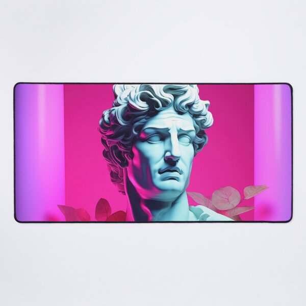Item preview, Antique Serenity: Retro Busts in Synthwave Harmony designed and sold by Mullet Monkey.