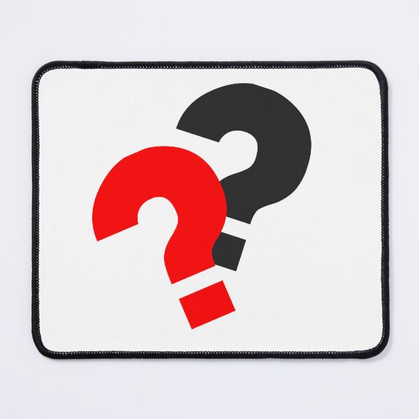Item preview, Red Black question mark abstract designed and sold by Bojana92.