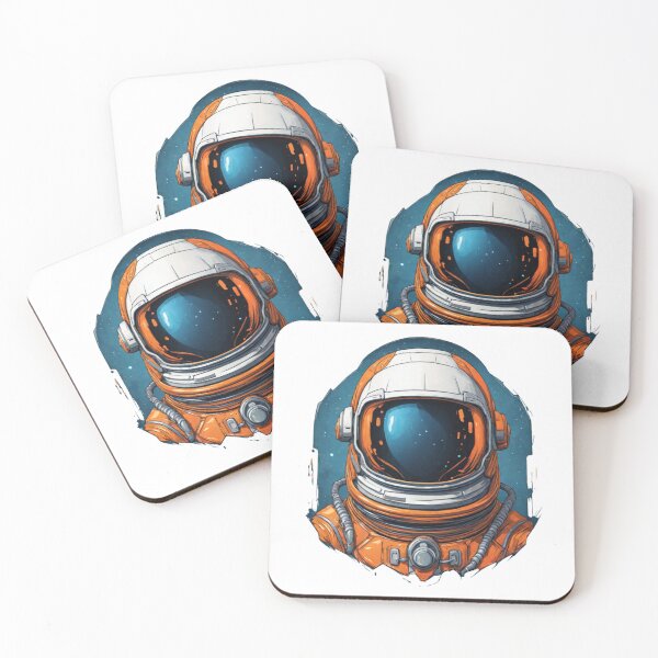Item preview, The Orange Astronaut 6 designed and sold by CharlieDesings.