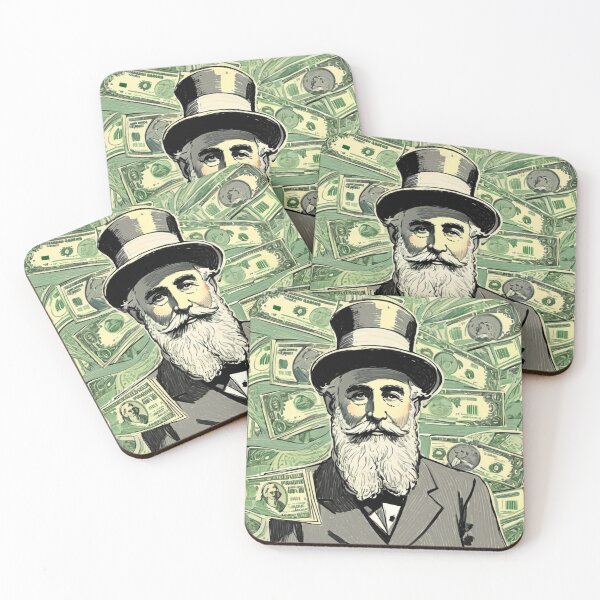 Item preview, Dr. Money amid a wealth of currency chaos designed and sold by MoonShroomPrint.