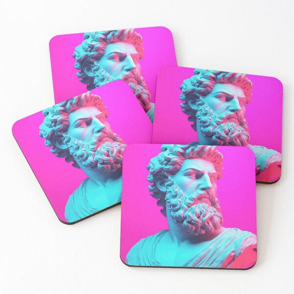 Item preview, Neoclassical Whispers: Synthwave Saga of Ancient Forms designed and sold by Mullet Monkey.