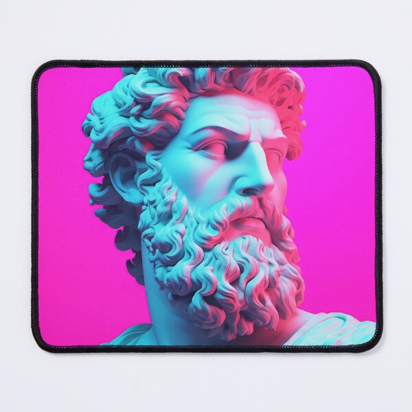 Item preview, Neoclassical Whispers: Synthwave Saga of Ancient Forms designed and sold by Mullet Monkey.