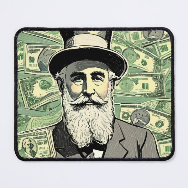Item preview, Dr. Money amid a wealth of currency chaos designed and sold by MoonShroomPrint.