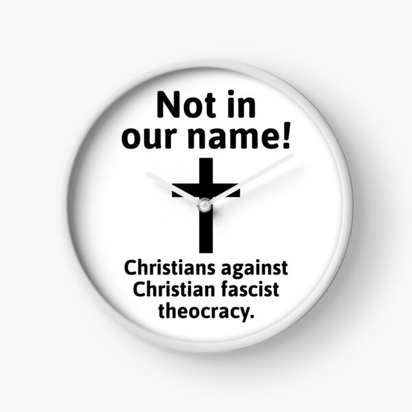 Item preview, Christians against fascist theocracy  designed and sold by Rachel the Artist .