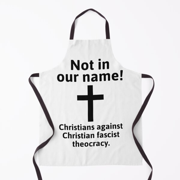 Item preview, Christians against fascist theocracy designed and sold by Rachel the Artist .
