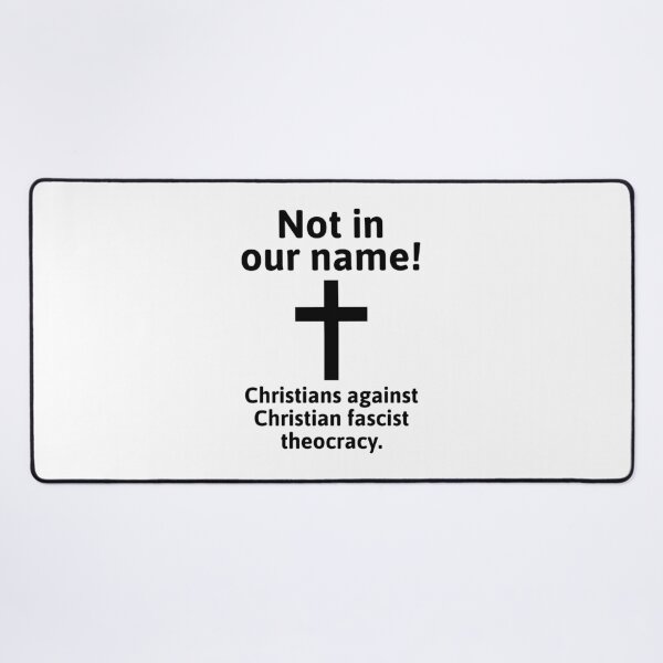 Item preview, Christians against fascist theocracy  designed and sold by Rachel the Artist .