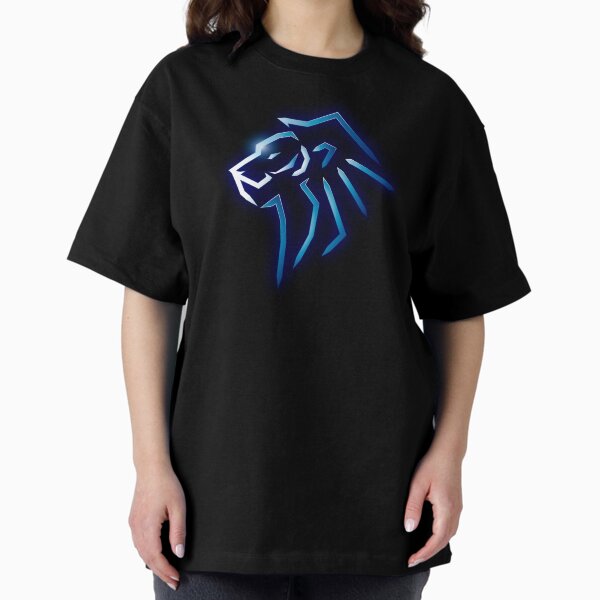 Blue lion, lion, logo big Oversized T-Shirt
