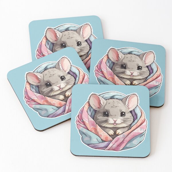 Item preview, Chinchilla Mom - Cute Chinchilla Chilling on a Blanket designed and sold by thecatcouch.