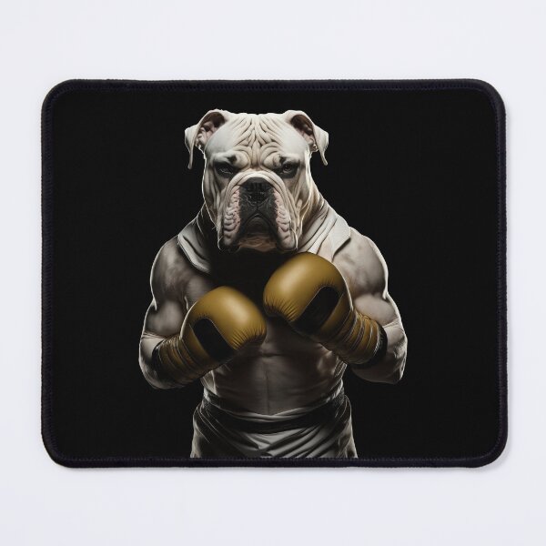 Item preview, Cool Bulldog Boxing - Boxer Bulldog Fighter Wearing Boxing Gloves designed and sold by MadeByRobots.