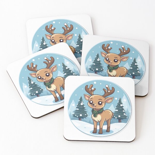 Item preview, Cute Reindeer Christmas: A Festive Winter Wonderland designed and sold by Fantasy Masterpiece.