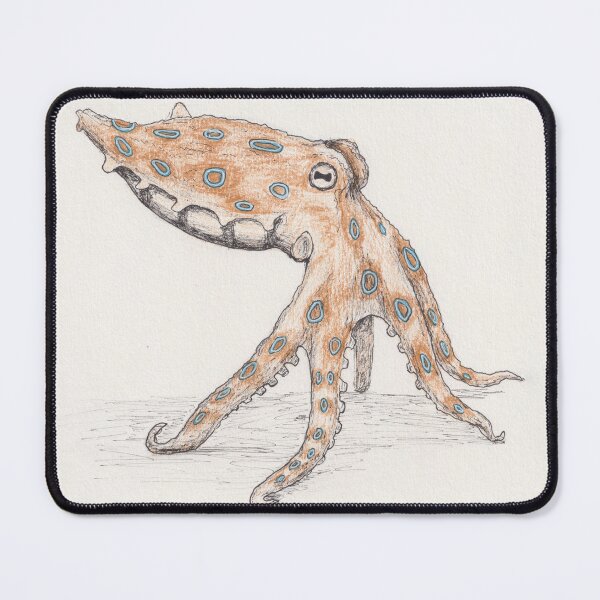 Item preview, Blue Ringed Octopus designed and sold by alfietreloarart.