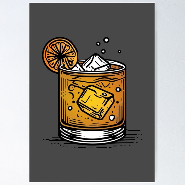 Item preview, Old Fashioned Cocktail designed and sold by ArtFactoryAI.