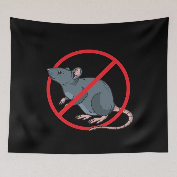 Item preview, Pest Control Exterminator No Rat Sign designed and sold by Mealla.