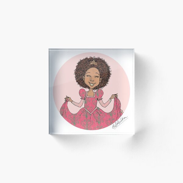 Just Like Me Happy Princess A Acrylic Block