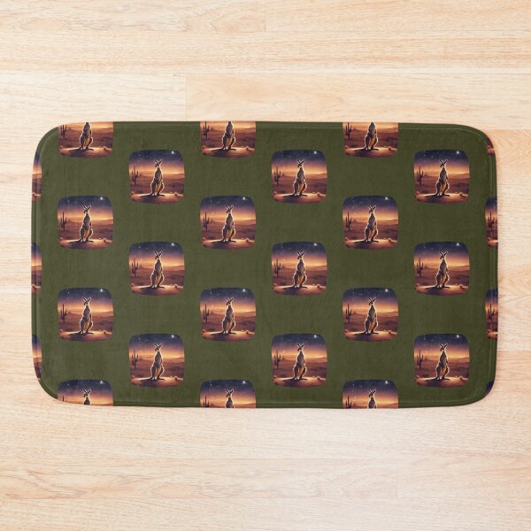 Item preview, Kangaroo in the desert designed and sold by KarakitAI.